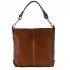 Women's Leather Shoulder bag with  two-tone strap
